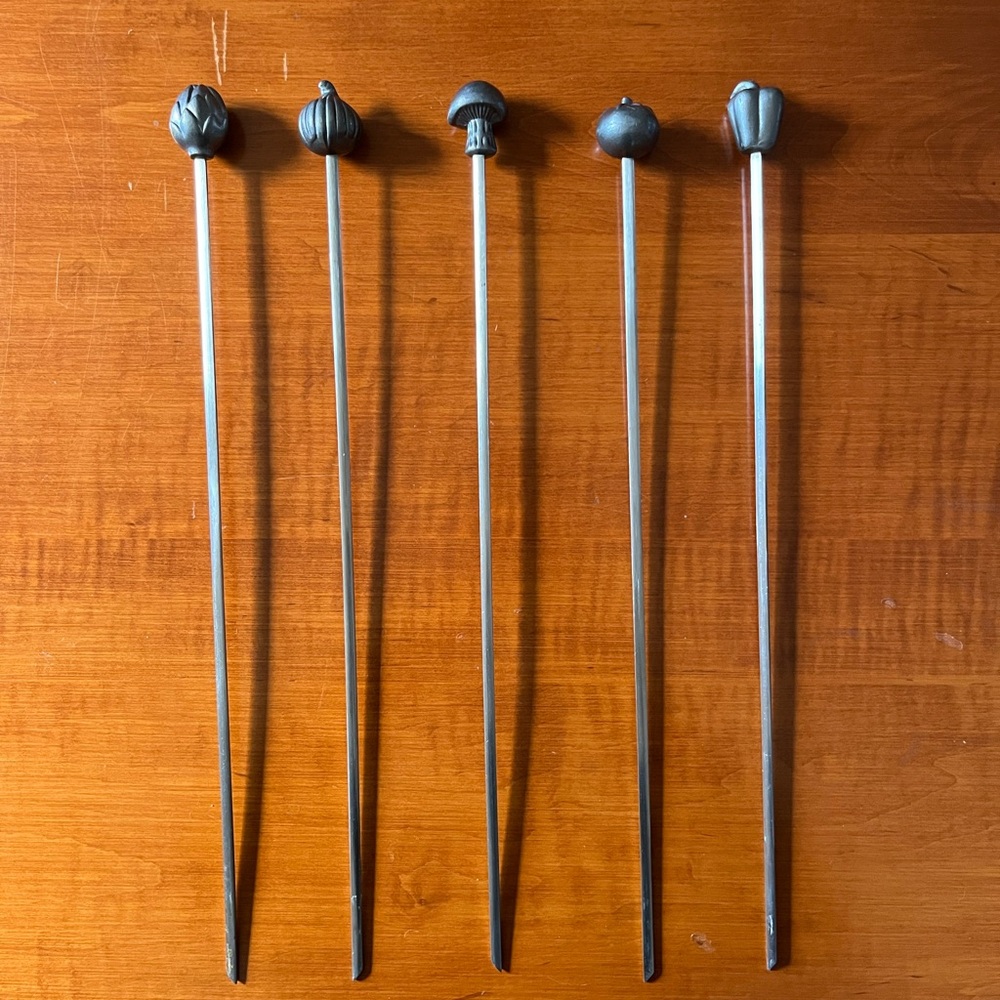 Crate&Barrel Stainless Steel Skewers